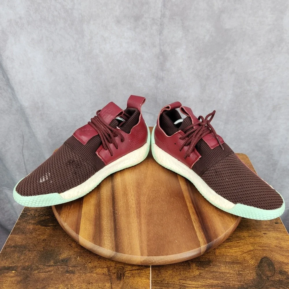 Adidas James Harden LS 2 Basketball‎ Shoes Mens 10.5 Maroon Mint Sneakers CG6277